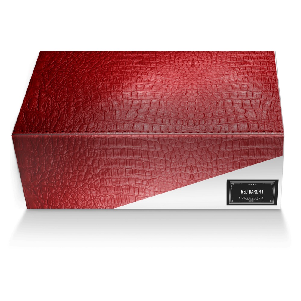 Red Baron I custom made shoe box Red Baron I artisan made in Italy shoes by Dashius Clay