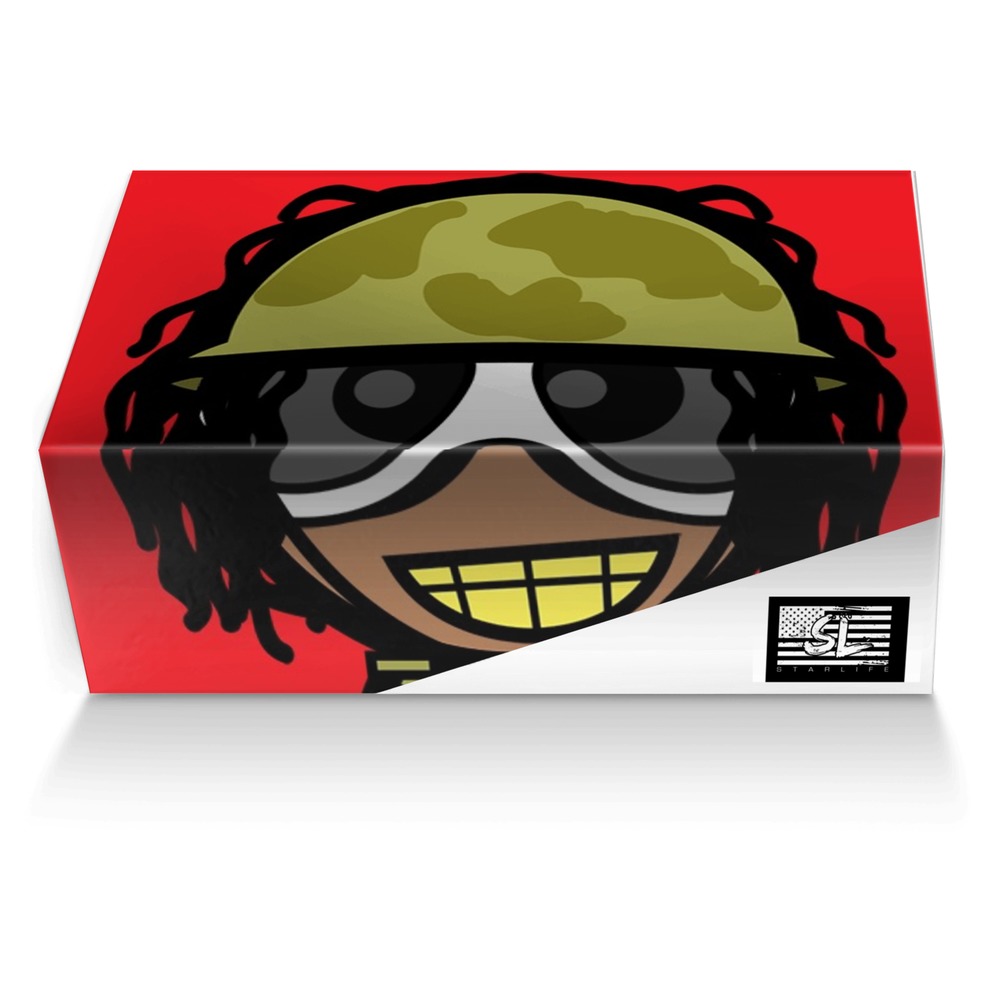 Red hot SL custom made shoe box Red hot SL artisan made in Italy shoes by Jonathan Dykes Jr