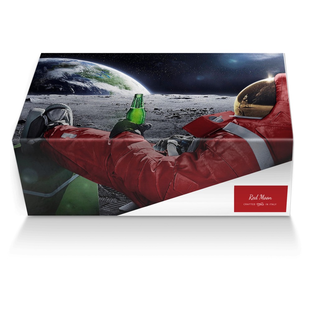 Red Moon custom made shoe box Red Moon artisan made in Italy shoes by Antwan Banger