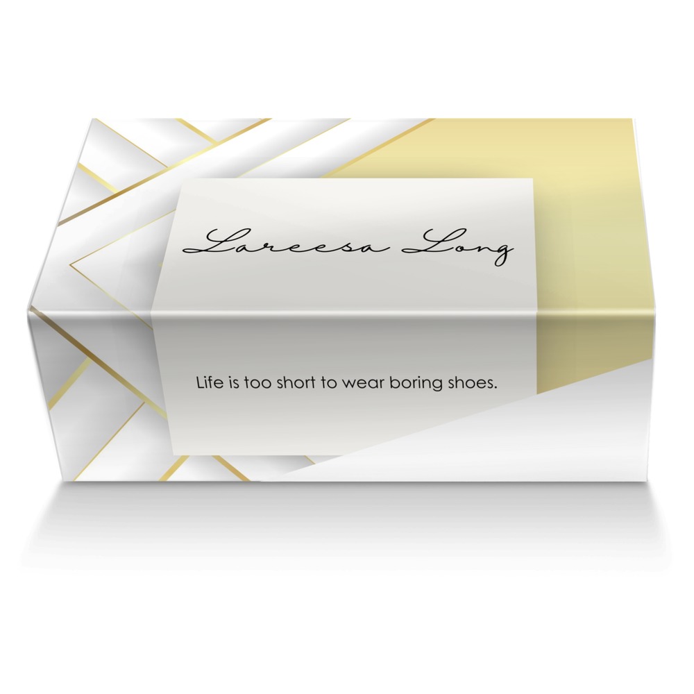 Reesy custom made shoe box Reesy artisan made in Italy shoes by Lareesa Long