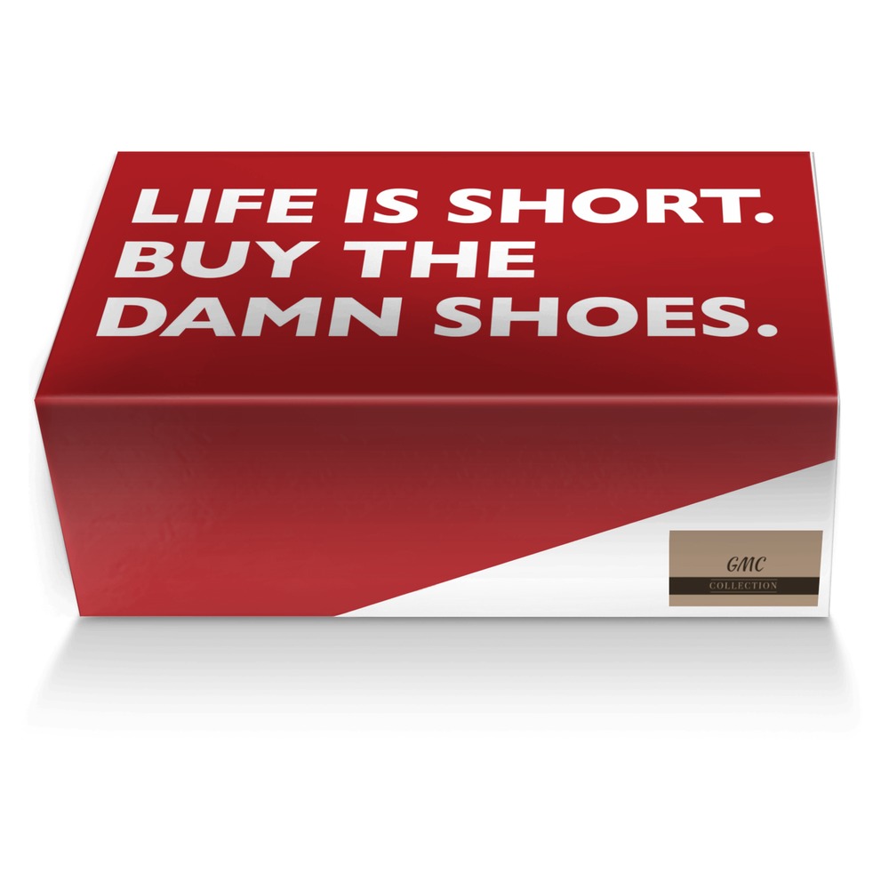 Rellies Rells custom made shoe box Rellies Rells artisan made in Italy shoes by George