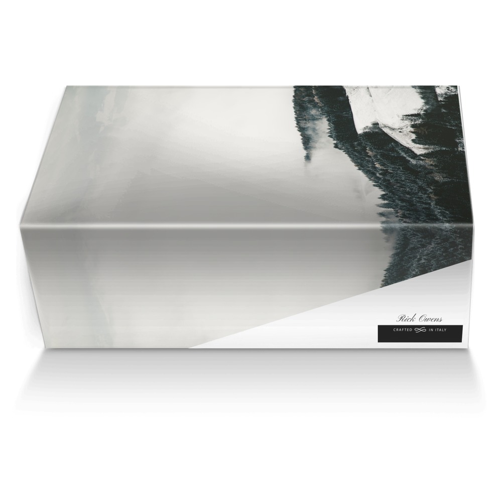 Rick Owens custom made shoe box Rick Owens artisan made in Italy shoes by Huy Nguyễn Hoàng Gia
