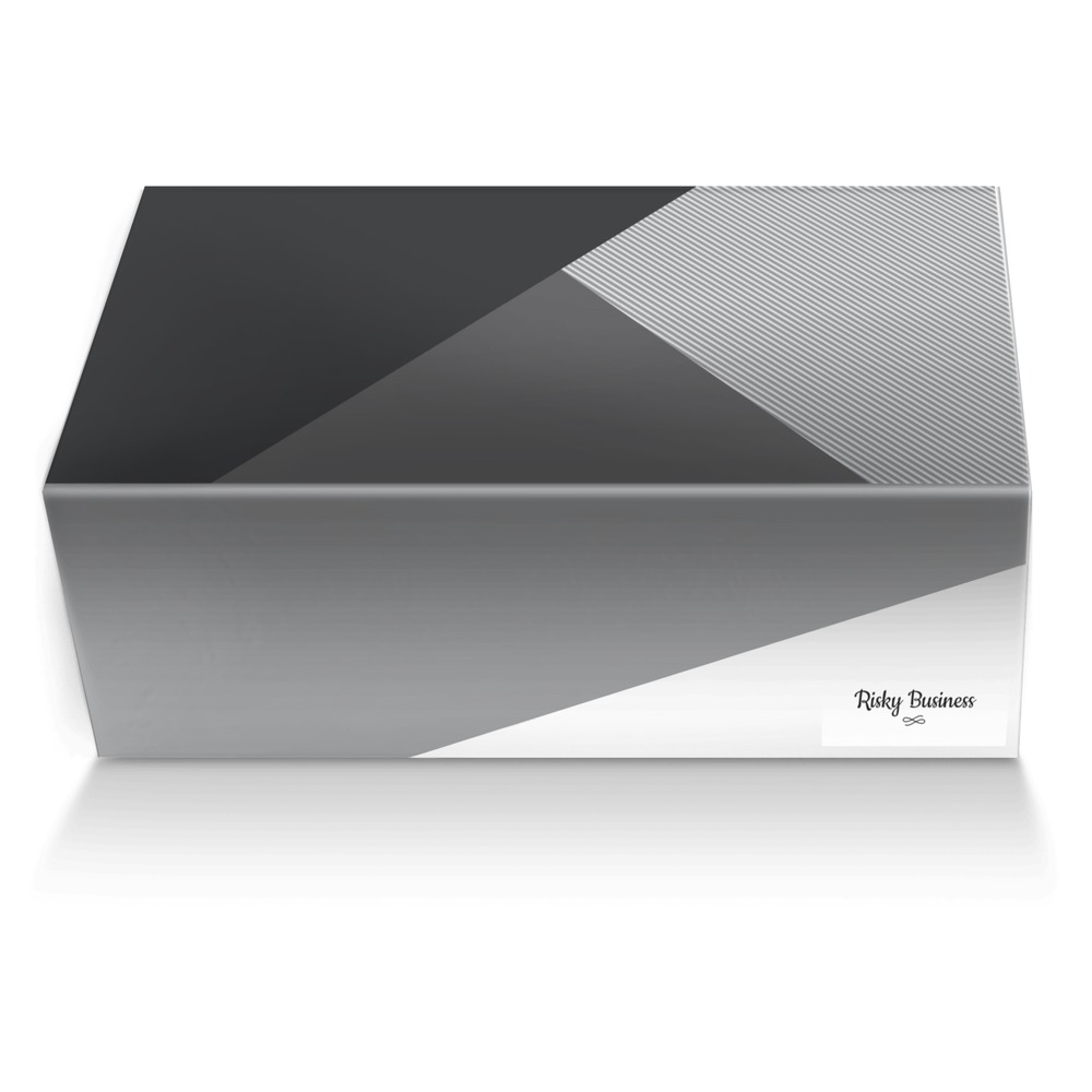 Risky Business custom made shoe box Risky Business artisan made in Italy shoes by Devin Bailey