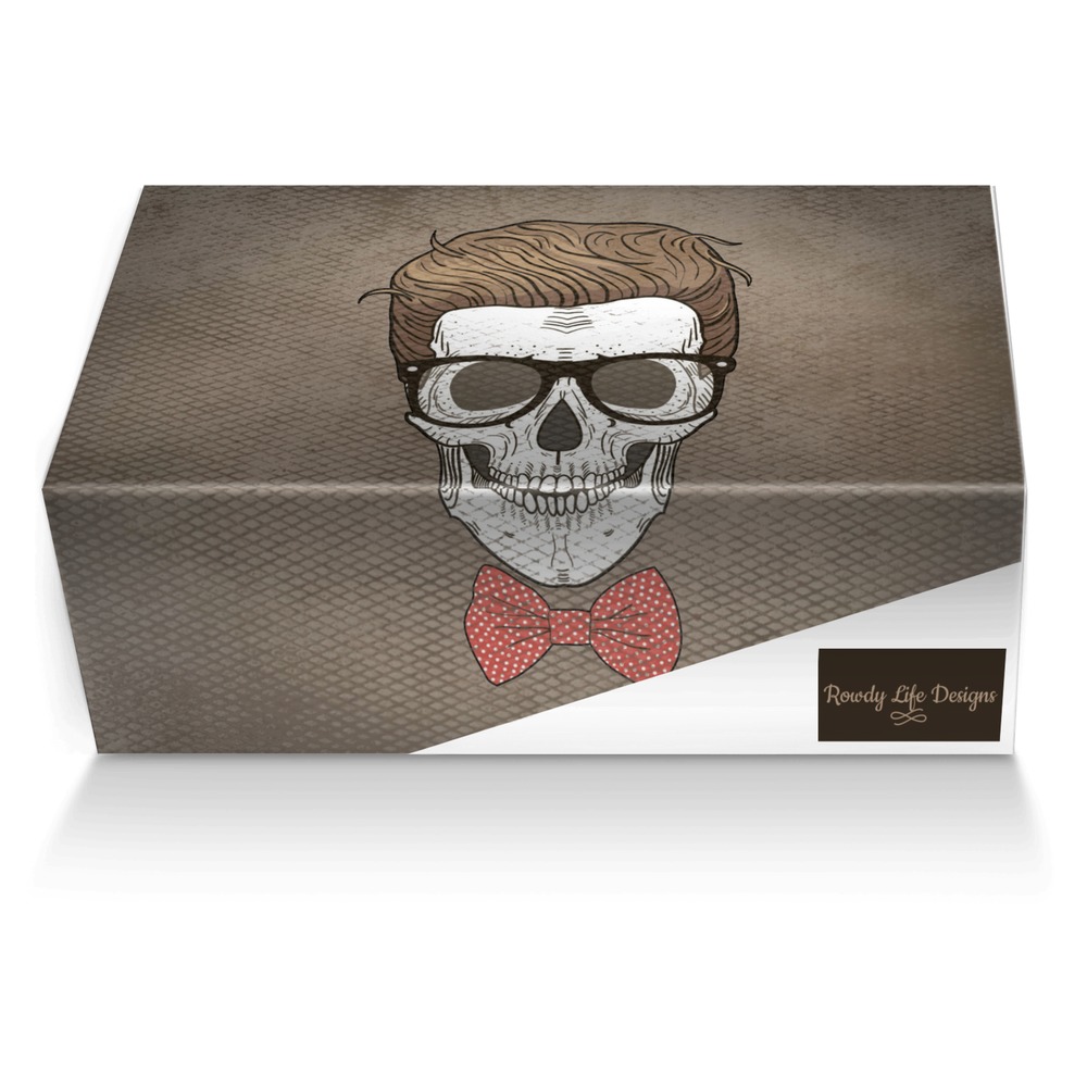 Rowdy Life Designs custom made shoe box Rowdy Life Designs artisan made in Italy shoes by Chris Nurko