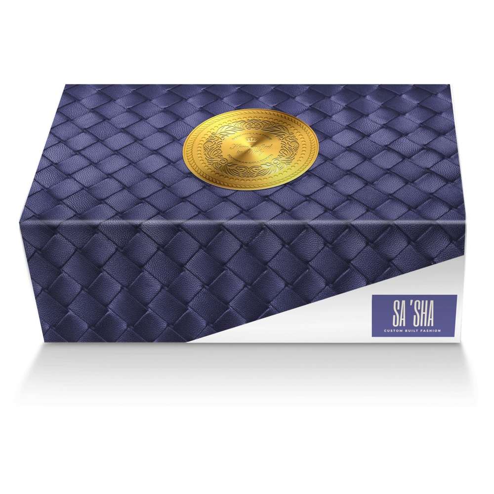 SA'SHA custom made shoe box SA'SHA artisan made in Italy shoes by Shannon Phillips