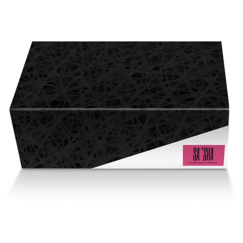 SA’SHA custom made shoe box SA’SHA artisan made in Italy shoes by Shannon Phillips