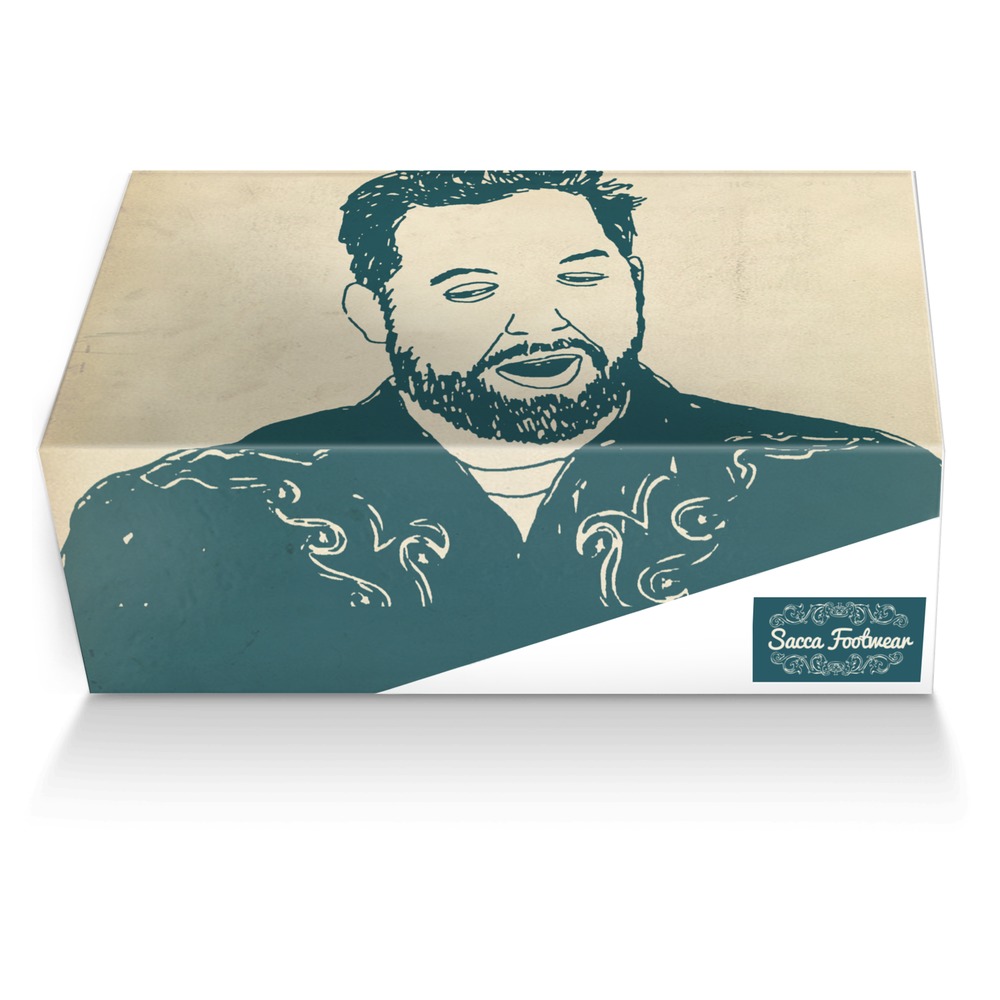 SACCAFOOTWEAR custom made shoe box SACCAFOOTWEAR artisan made in Italy shoes by Agency Aliveshoes