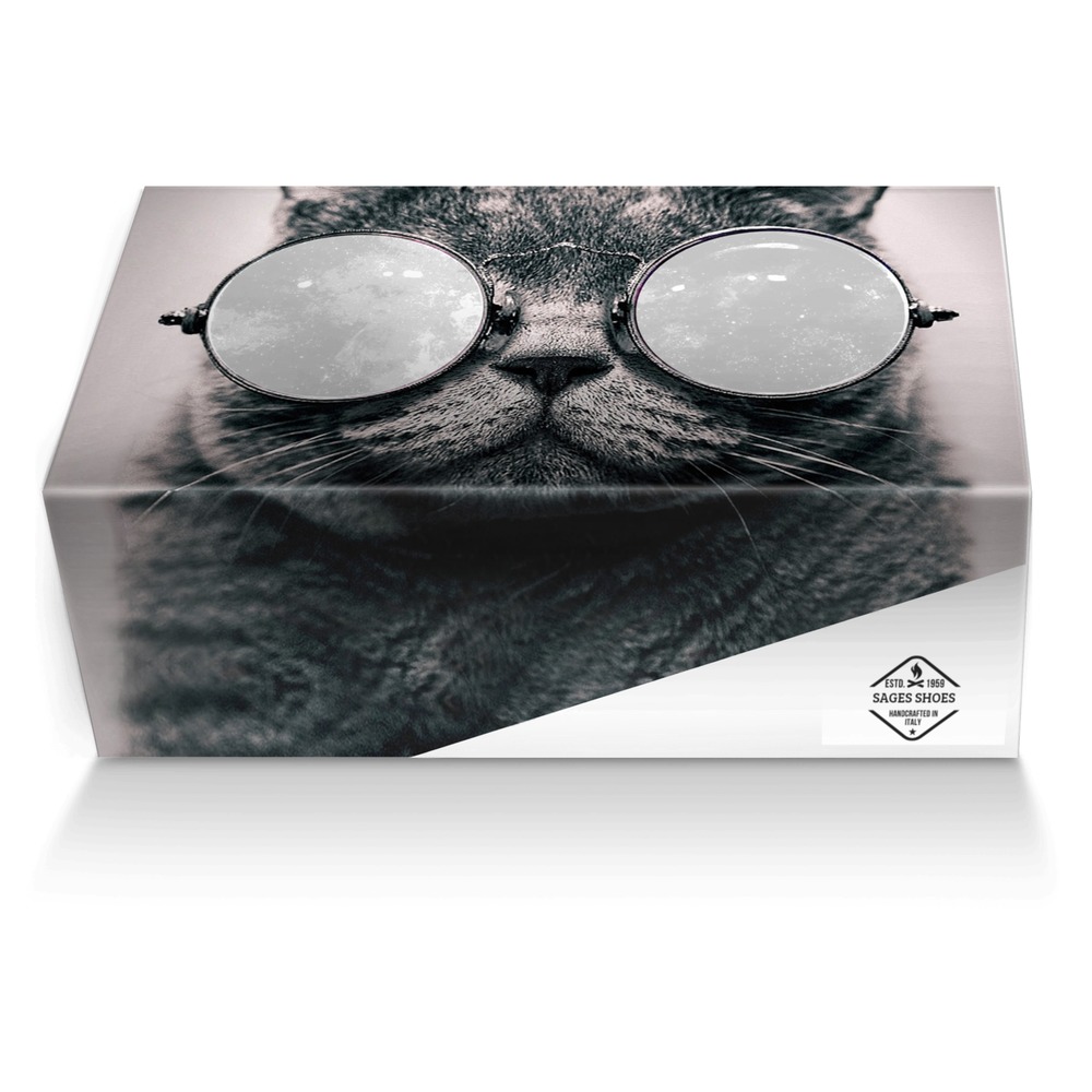 Sages shoes custom made shoe box Sages shoes artisan made in Italy shoes by Sage