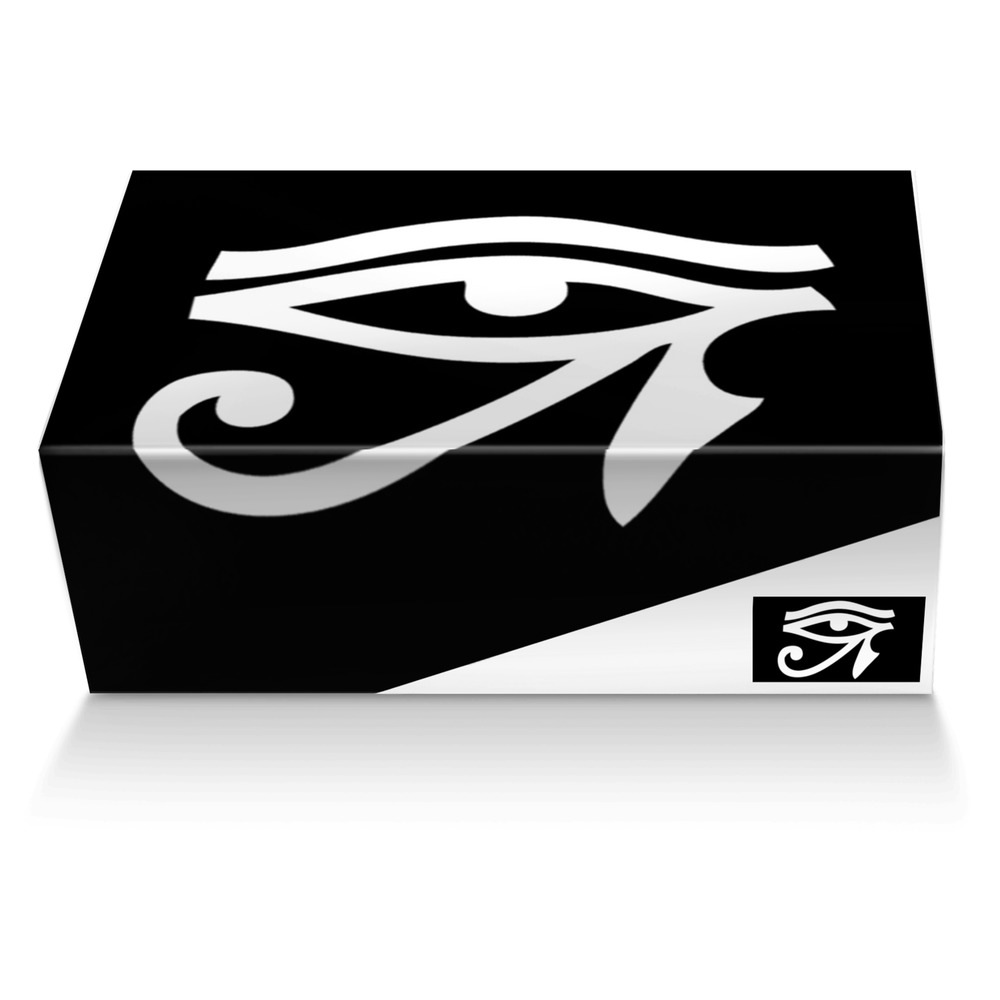 Satan black custom made shoe box Satan black artisan made in Italy shoes by El Ro Al