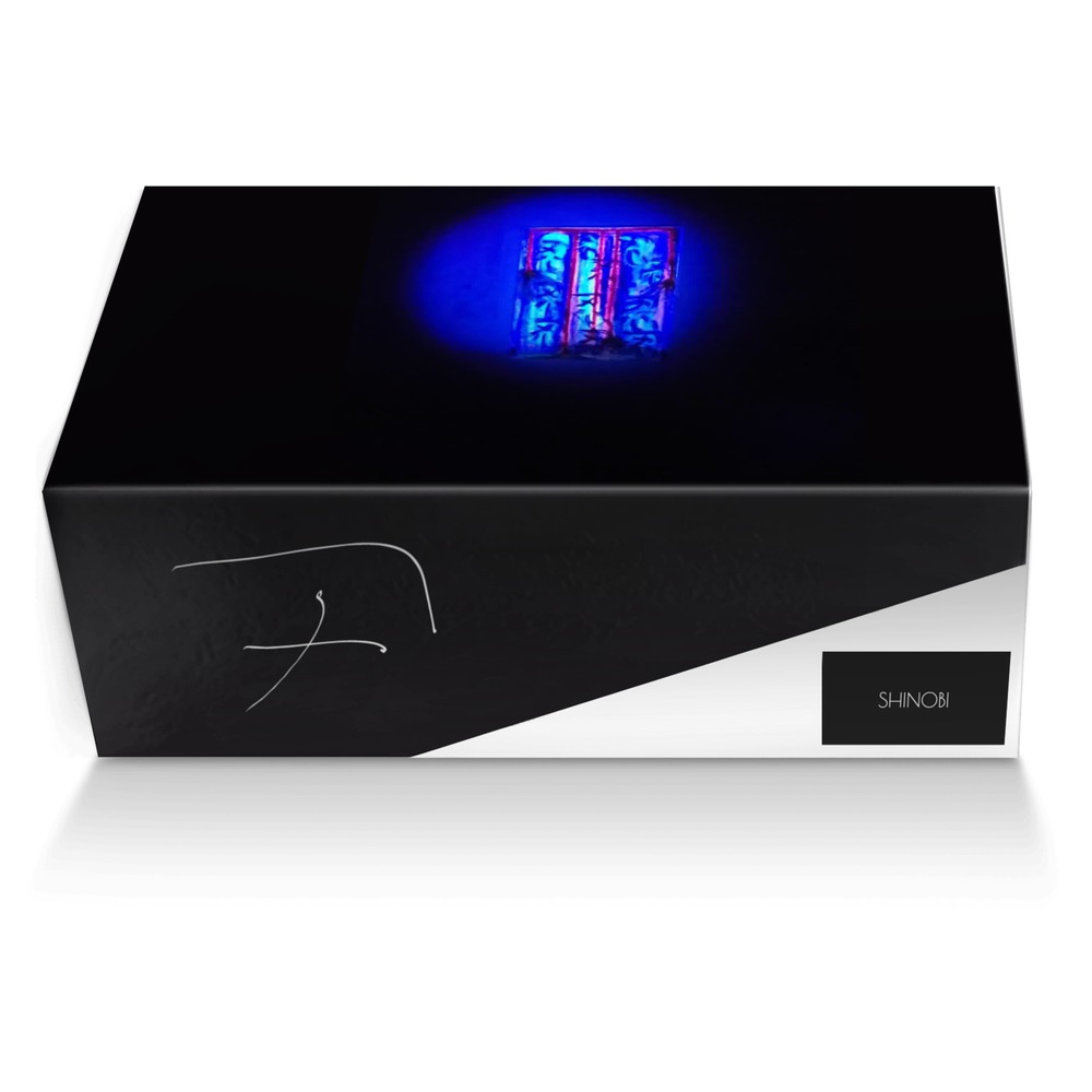 shinobi custom made shoe box shinobi artisan made in Italy shoes by Flaukowski