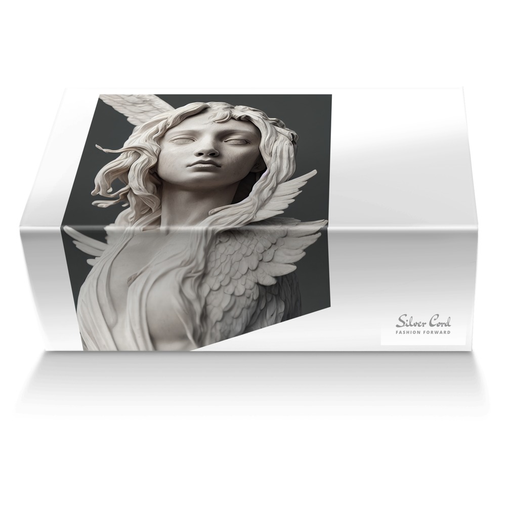 Silver Cord custom made shoe box Silver Cord artisan made in Italy shoes by Selena A Razo Bell