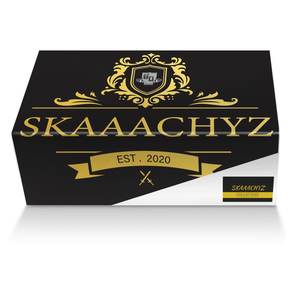 SKAAACHYZ custom made shoe box SKAAACHYZ artisan made in Italy shoes by Curtis Knight