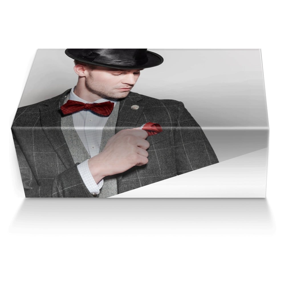 Slik Kick custom made shoe box Slik Kick artisan made in Italy shoes by Scott Taylor