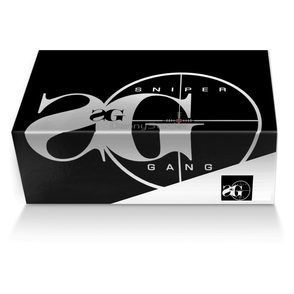 Sniper Gang custom made shoe box Sniper Gang artisan made in Italy shoes by Mickey Smith