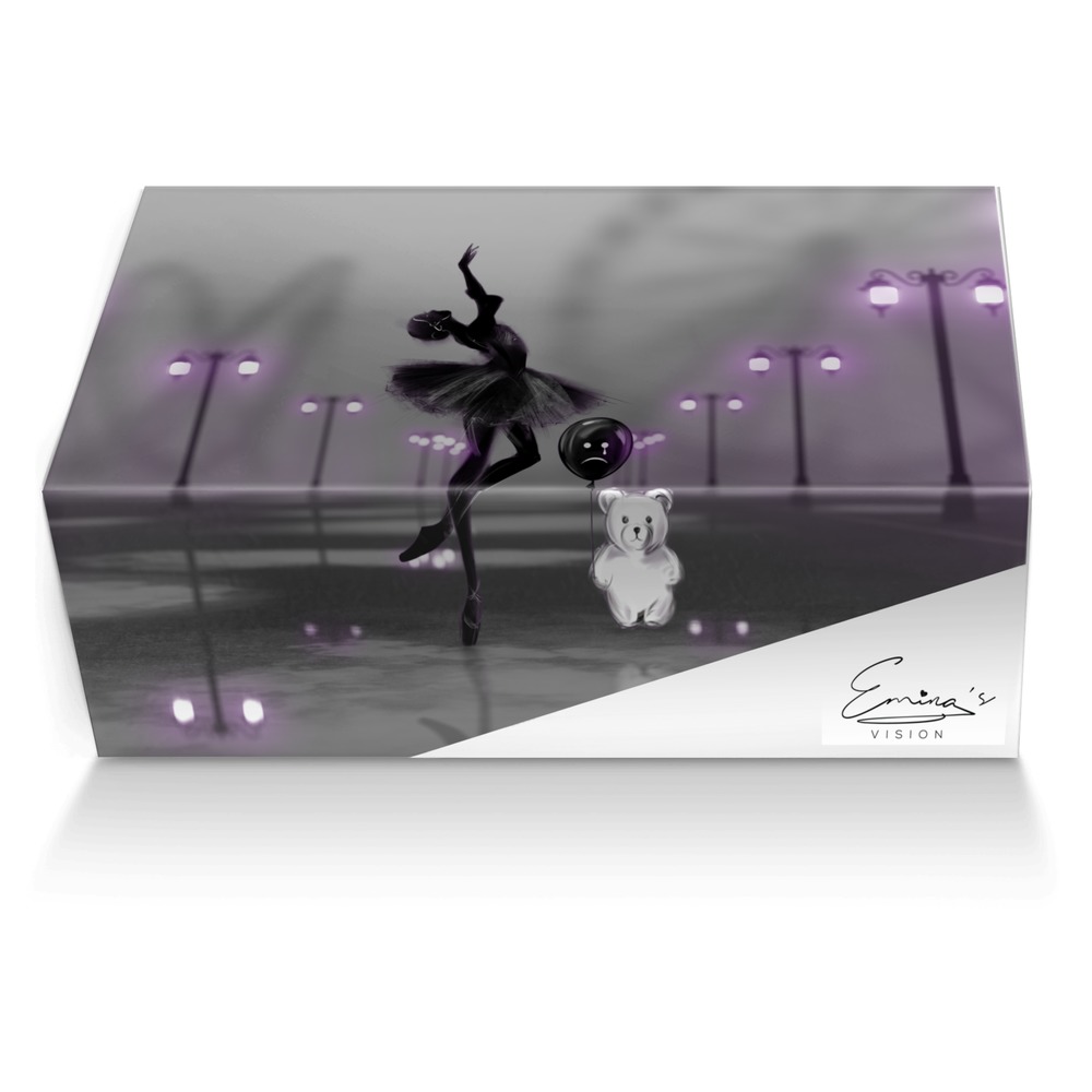SAD AMUSEMENT custom made shoe box SAD AMUSEMENT artisan made in Italy shoes by EMINA'S VISION