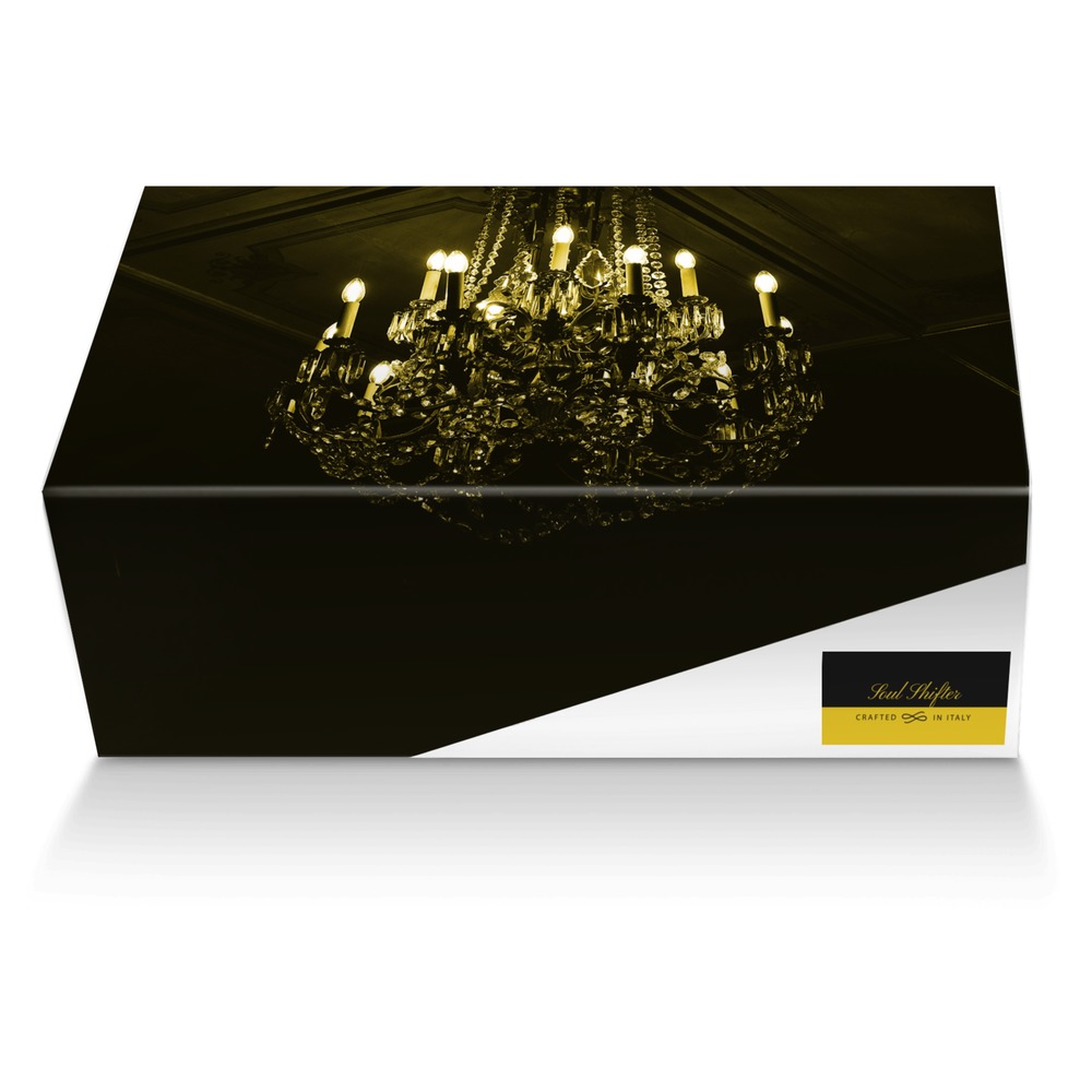 Soul Shifter custom made shoe box Soul Shifter artisan made in Italy shoes by Aiden Malaczewski