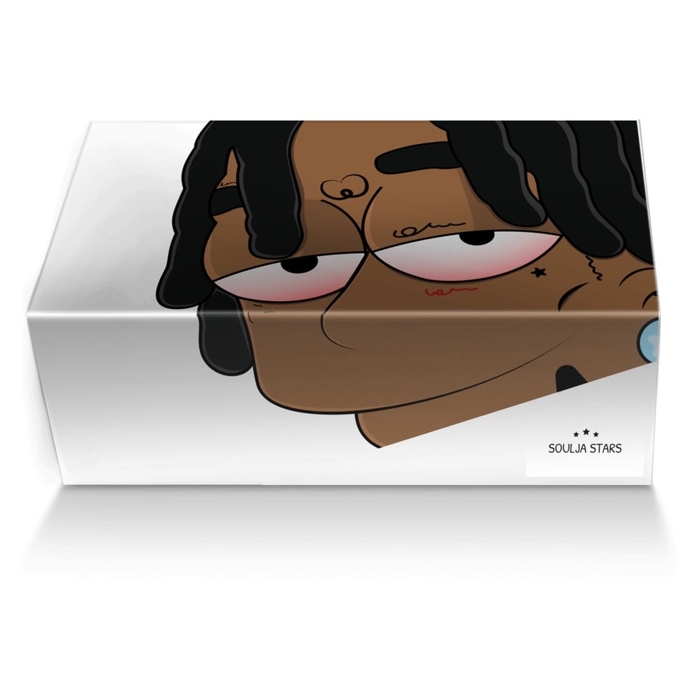 Soulja Stars custom made shoe box Soulja Stars artisan made in Italy shoes by Deandre Way