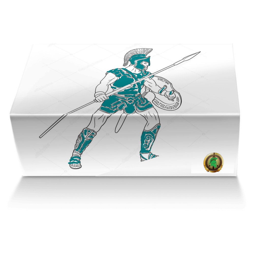 Spartans Pride custom made shoe box Spartans Pride artisan made in Italy shoes by Designs By Dako