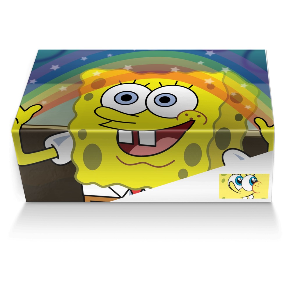 Spongebob custom made shoe box Spongebob artisan made in Italy shoes by Billy Bob