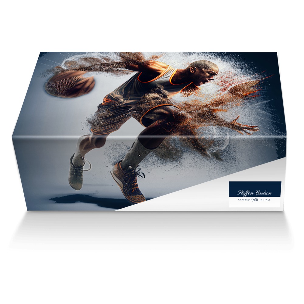 Steffon Carlson custom made shoe box Steffon Carlson artisan made in Italy shoes by Lisa Brent