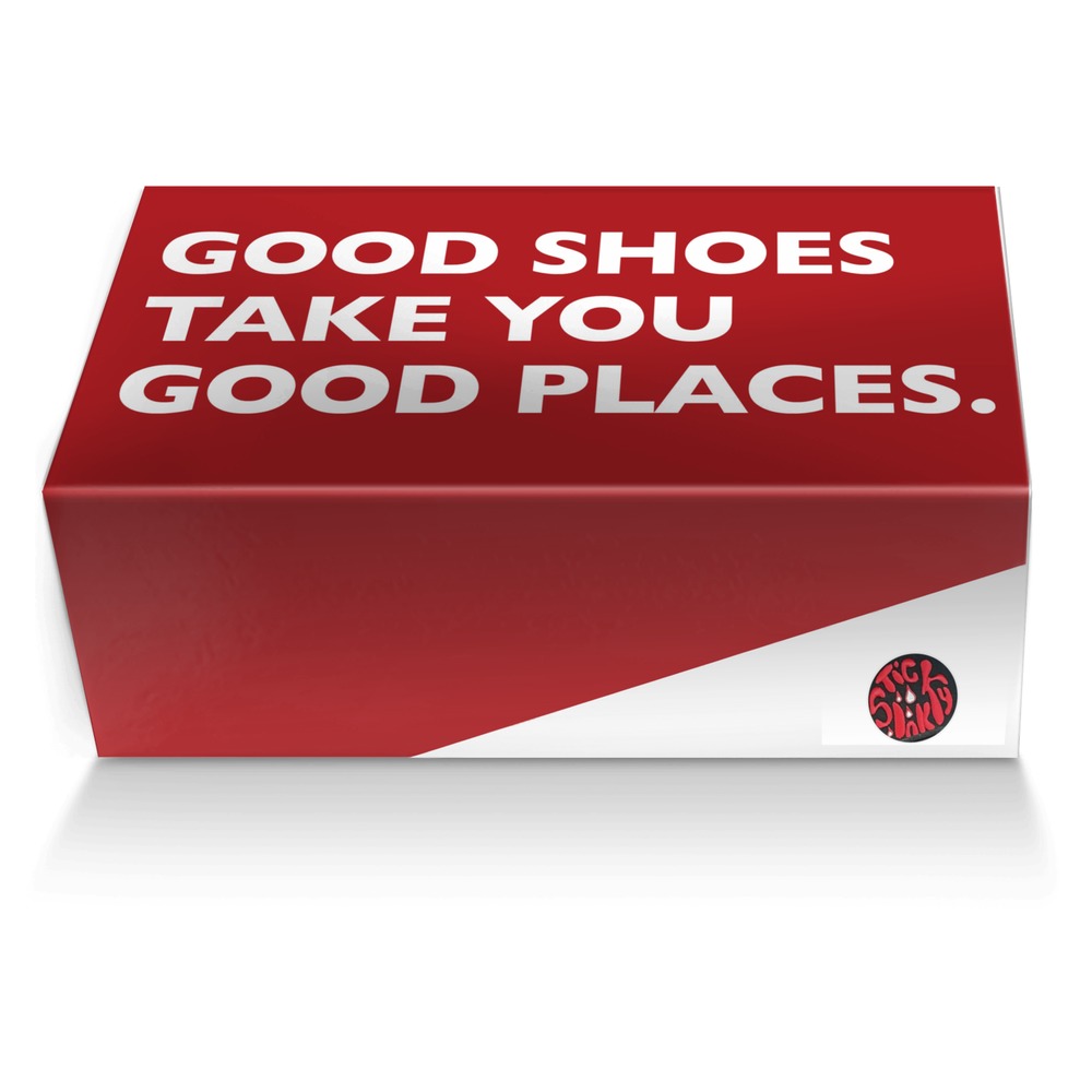 StickyInk custom made shoe box StickyInk artisan made in Italy shoes by Shawn Hall