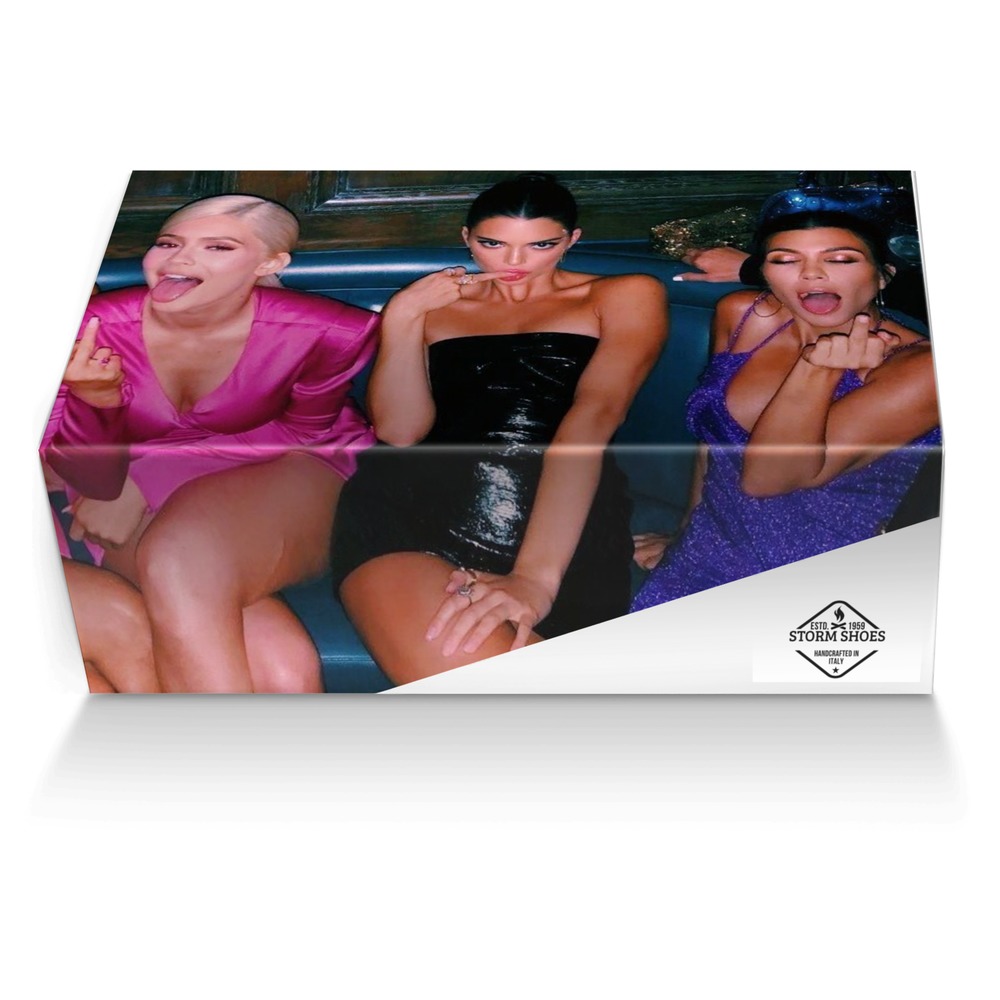 storm shoes custom made shoe box storm shoes artisan made in Italy shoes by Özge Özkan