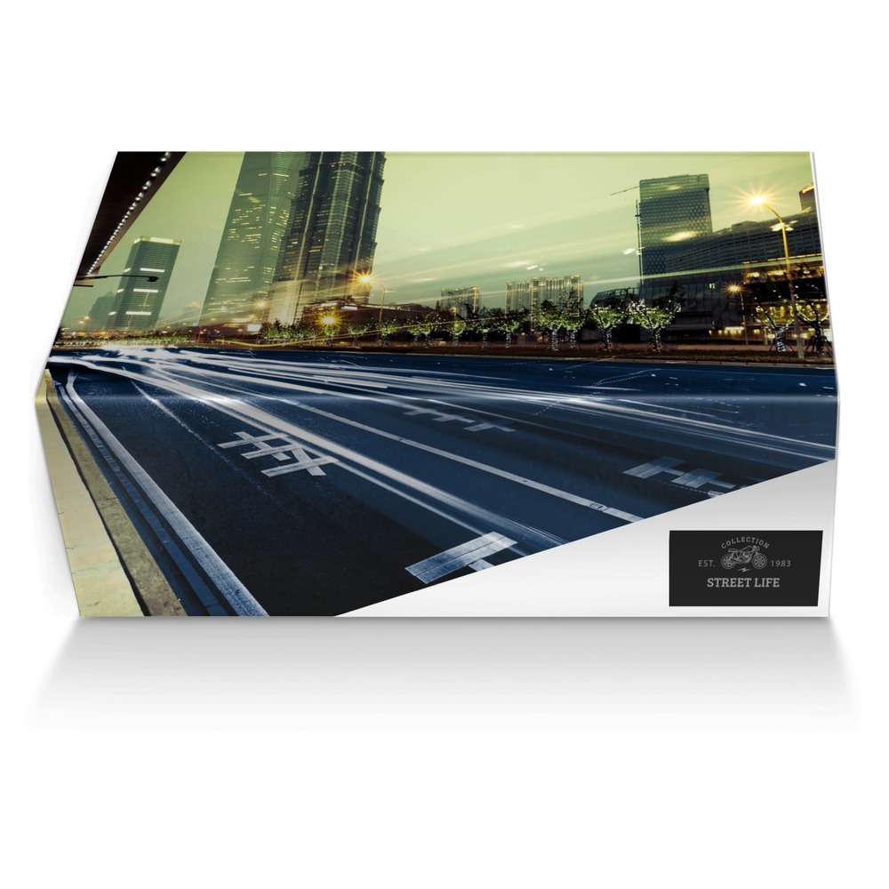 Street Life custom made shoe box Street Life artisan made in Italy shoes by Larry Perry, Sr.