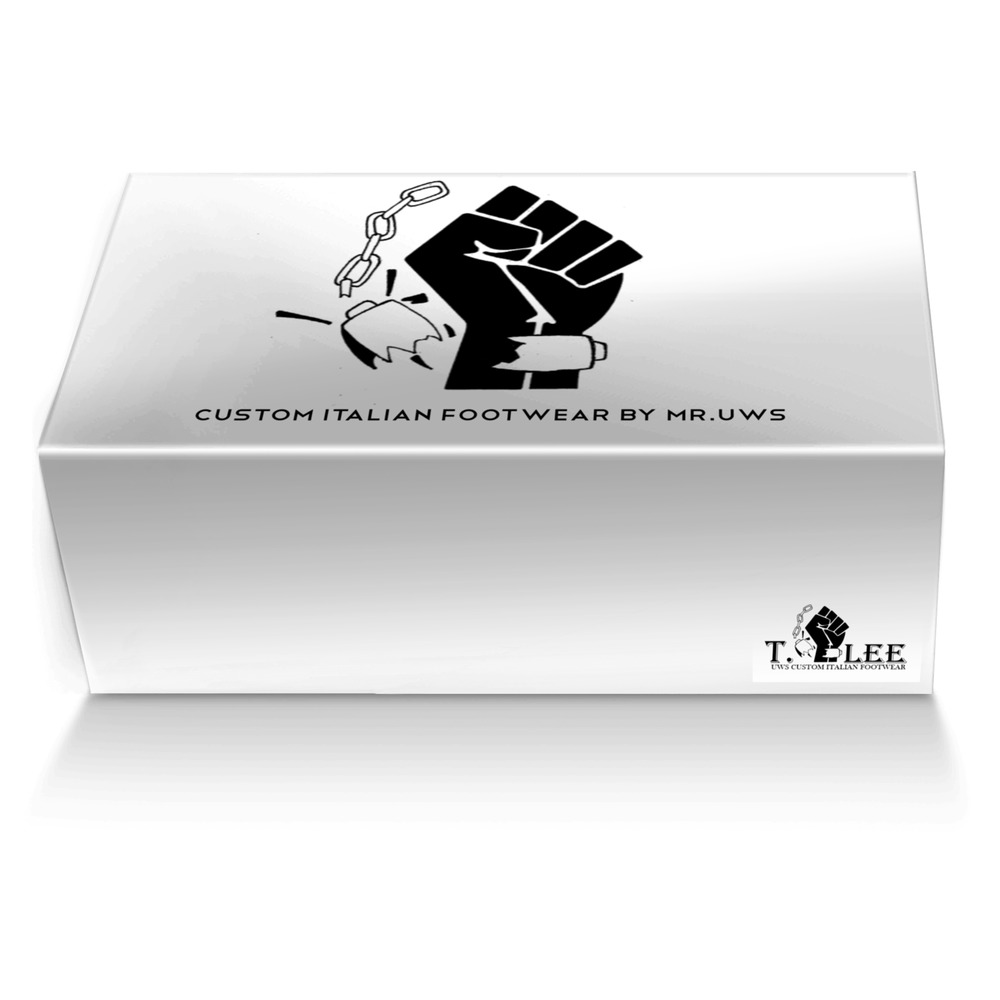 T Lee's custom made shoe box T Lee's artisan made in Italy shoes by Urbanwallstreet Earl