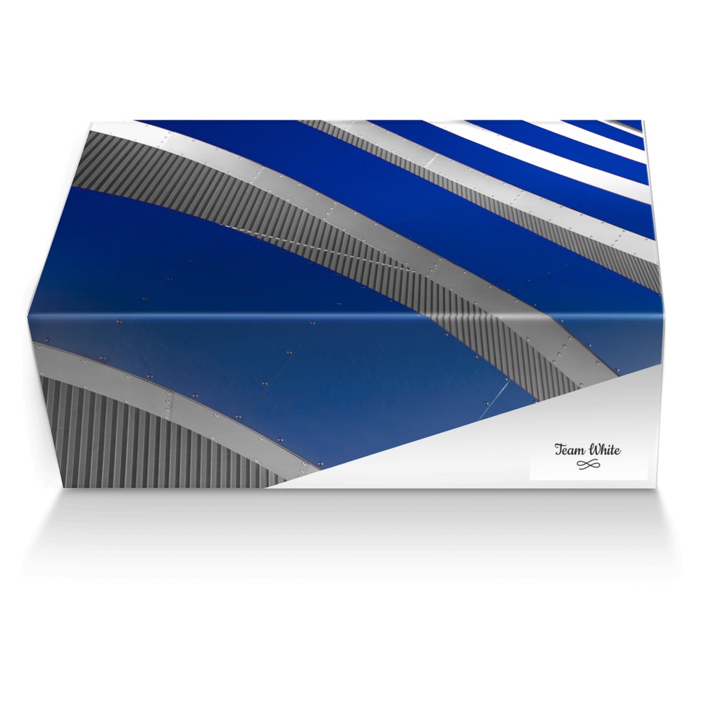 TEAM WHITE custom made shoe box TEAM WHITE artisan made in Italy shoes by Michael White Jr