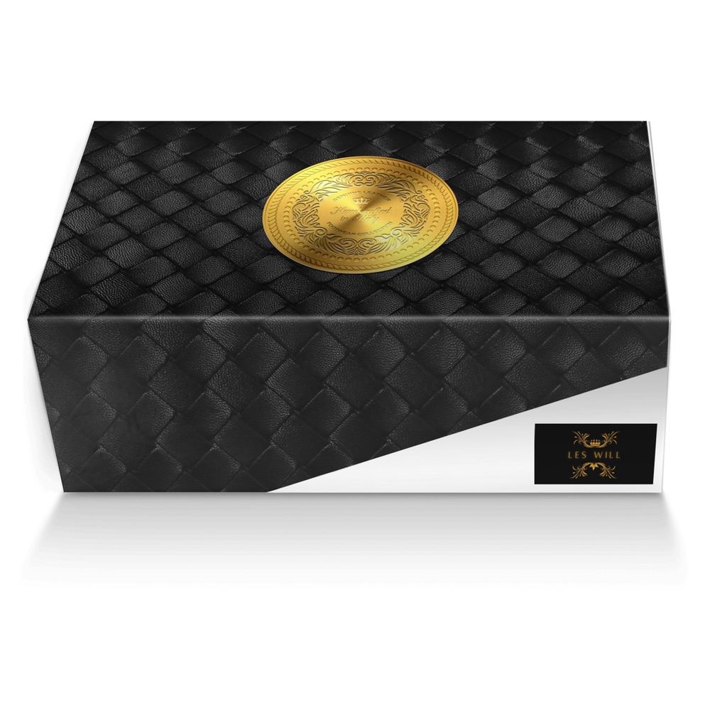 The Black Label custom made shoe box The Black Label artisan made in Italy shoes by Les Will