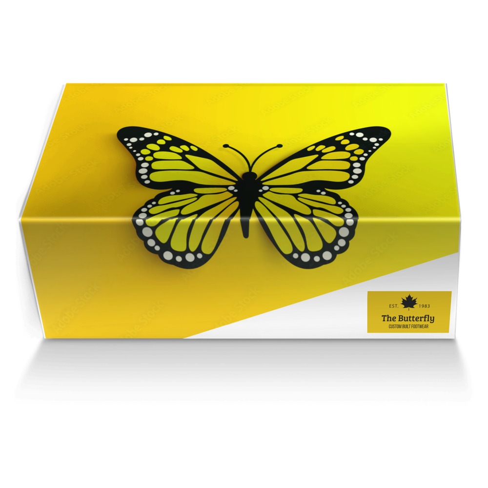 The Butterfly custom made shoe box The Butterfly artisan made in Italy shoes by Paa Kwaci