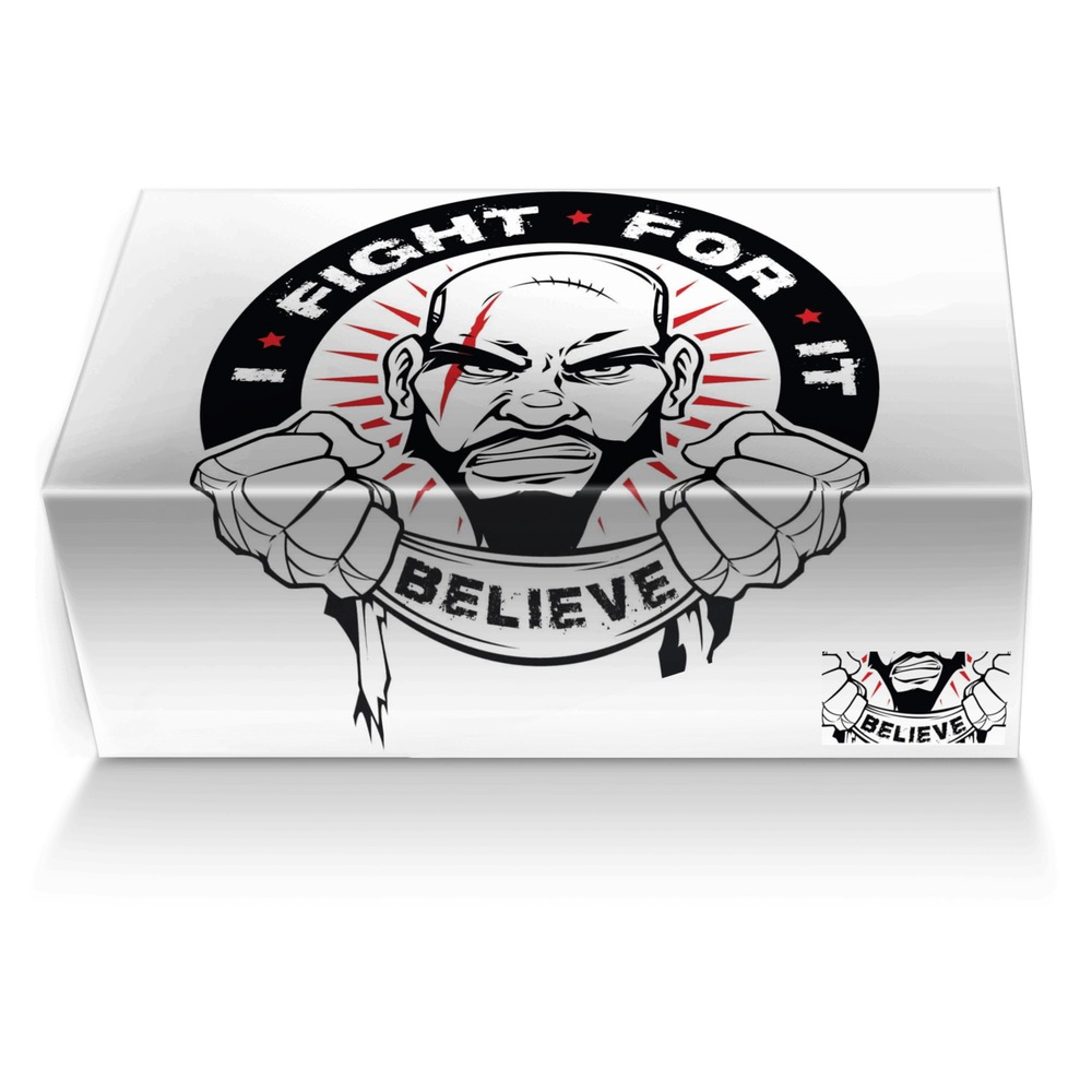 THE FIGHT custom made shoe box THE FIGHT artisan made in Italy shoes by Luther Smith