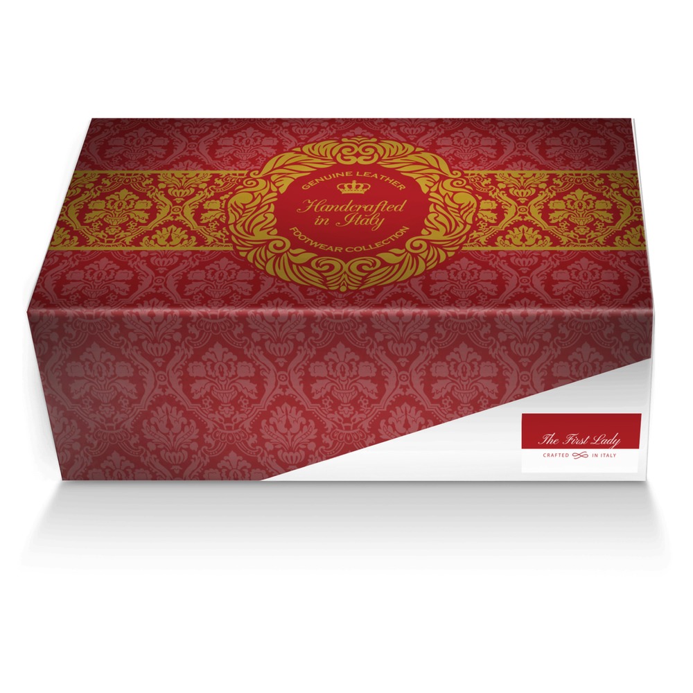The First Lady custom made shoe box The First Lady artisan made in Italy shoes by Troy Taylor