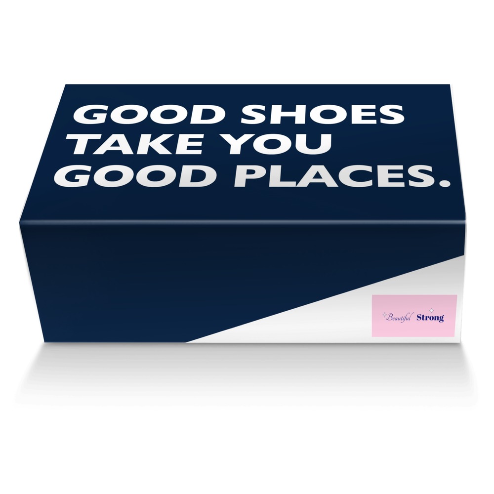 The Horizon custom made shoe box The Horizon artisan made in Italy shoes by Linda Strong