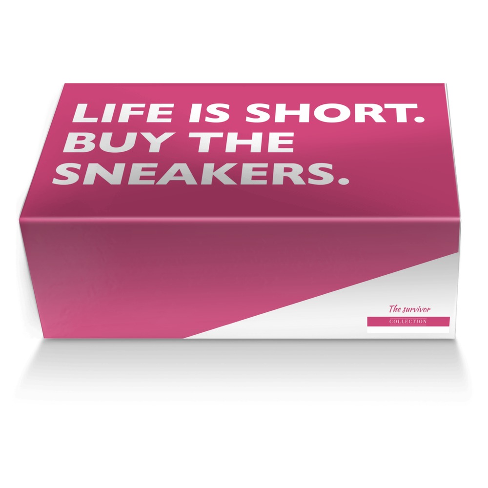The survivor custom made shoe box The survivor artisan made in Italy shoes by Pamela Butler