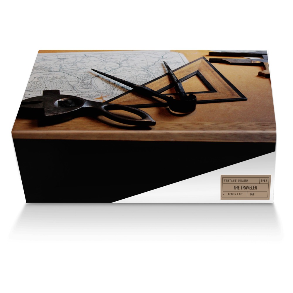 The Traveler custom made shoe box The Traveler artisan made in Italy shoes by Les Will