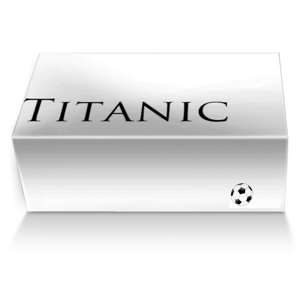 TITANIC SOCCER custom made shoe box TITANIC SOCCER artisan made in Italy shoes by Cole