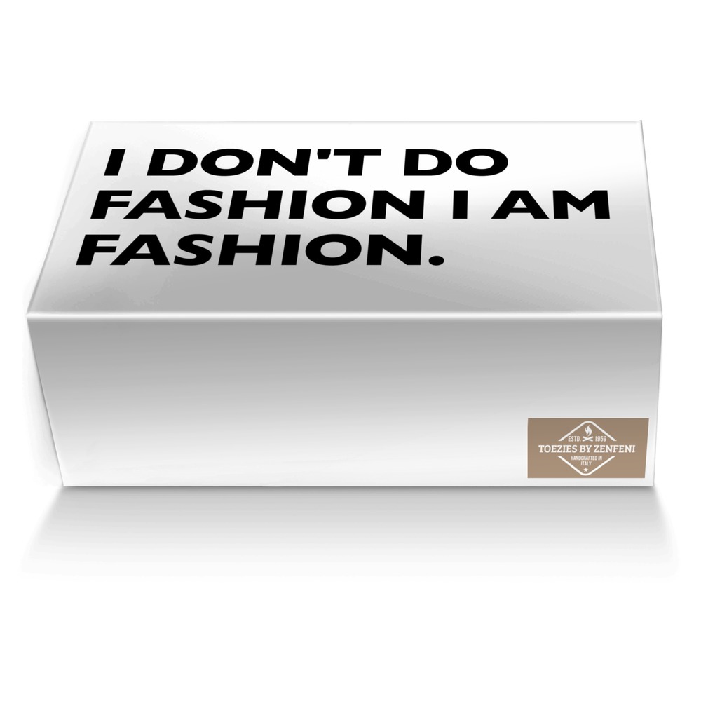TOEZIES BY ZENFENI custom made shoe box TOEZIES BY ZENFENI artisan made in Italy shoes by Jahi Ali-bey