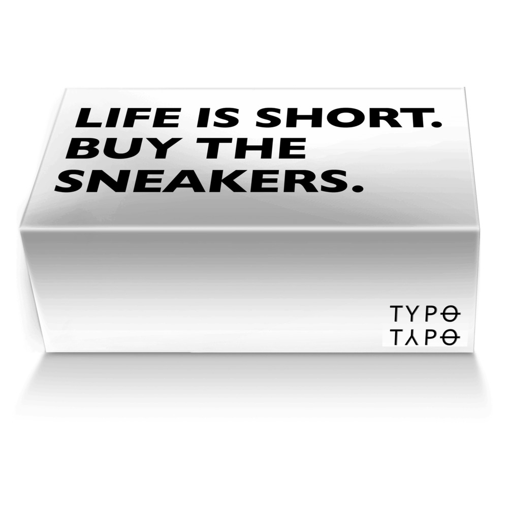 Typo custom made shoe box Typo artisan made in Italy shoes by Bowo Ade