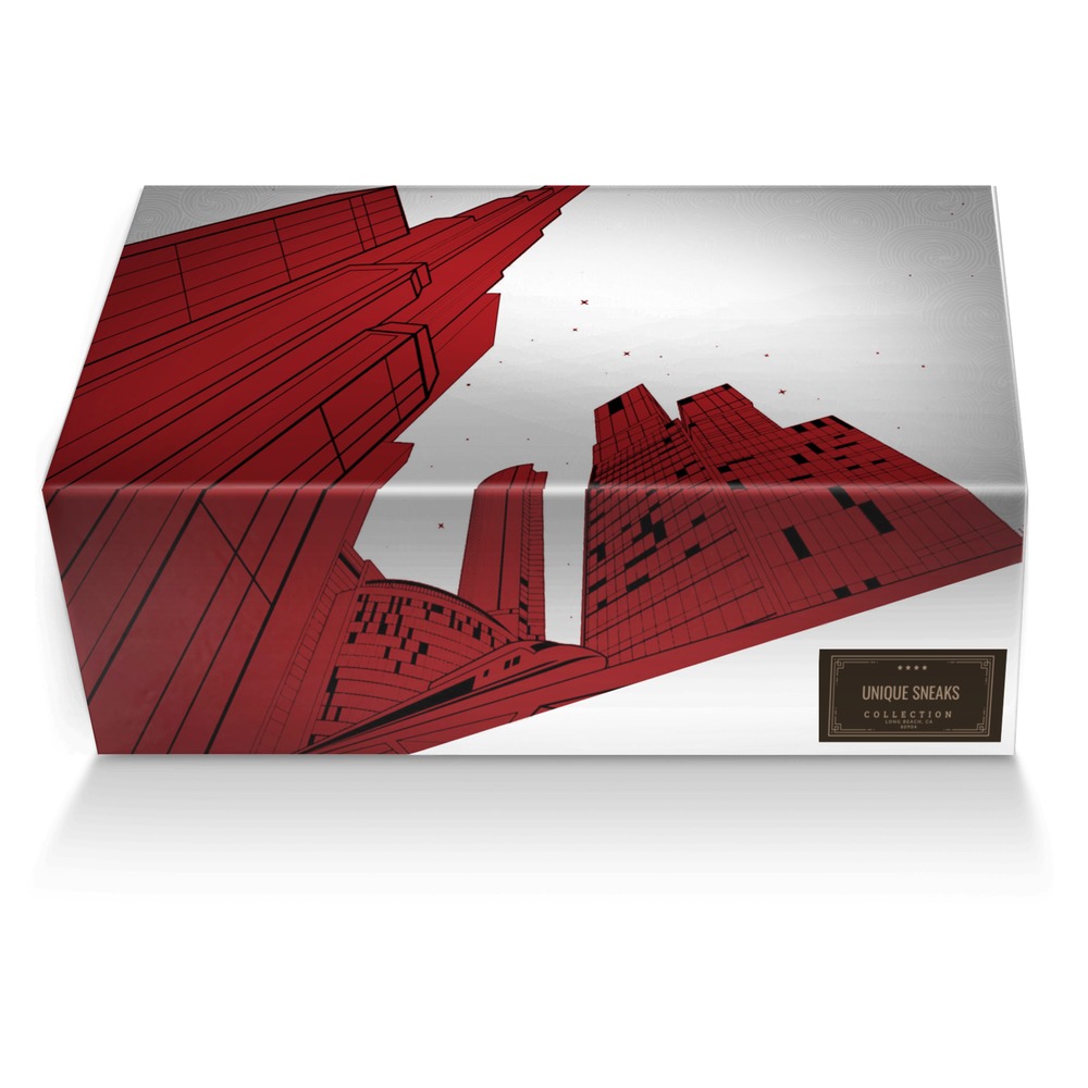 Unique Sneaks custom made shoe box Unique Sneaks artisan made in Italy shoes by Colton Hogsed
