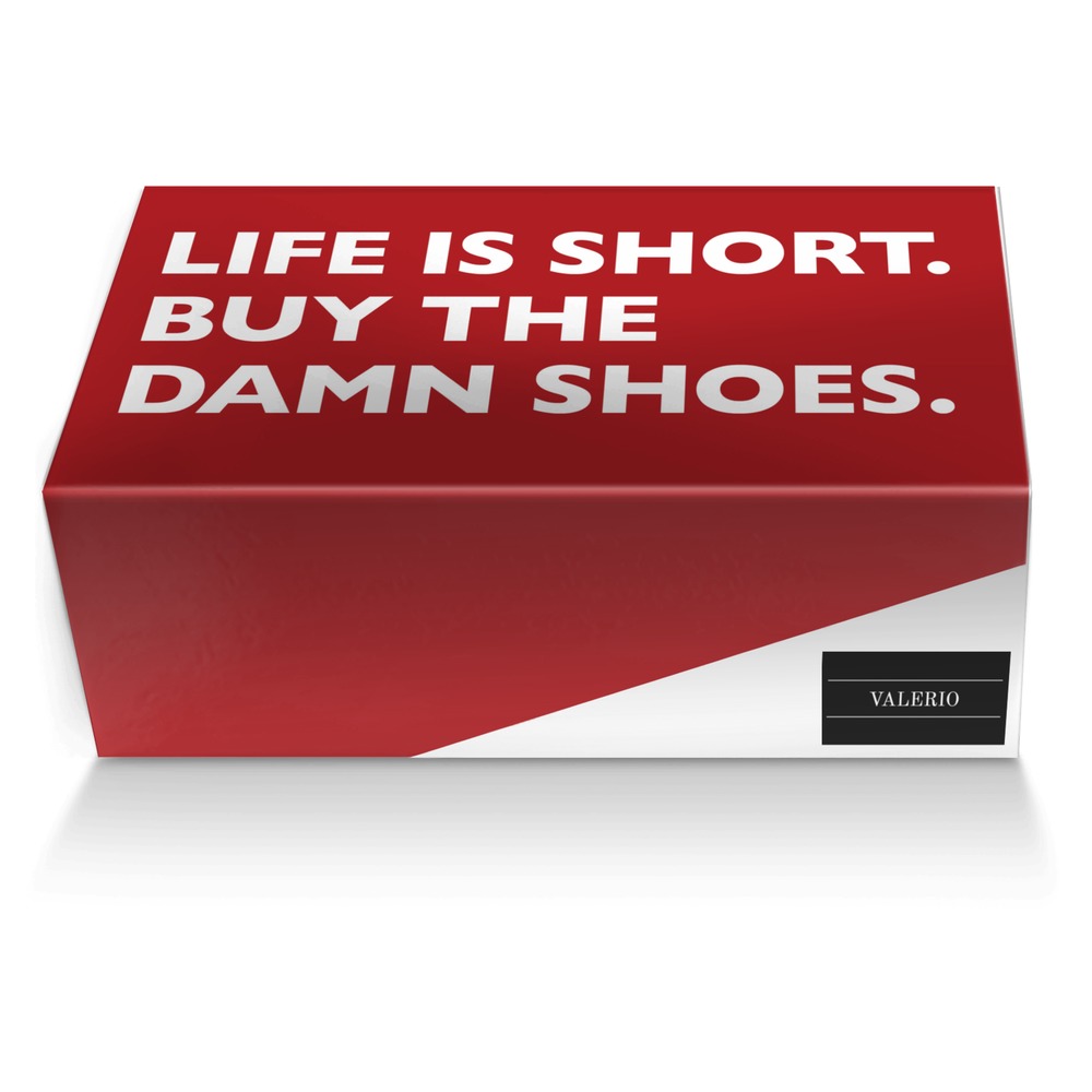 VALERIO custom made shoe box VALERIO artisan made in Italy shoes by Sonu Mandal