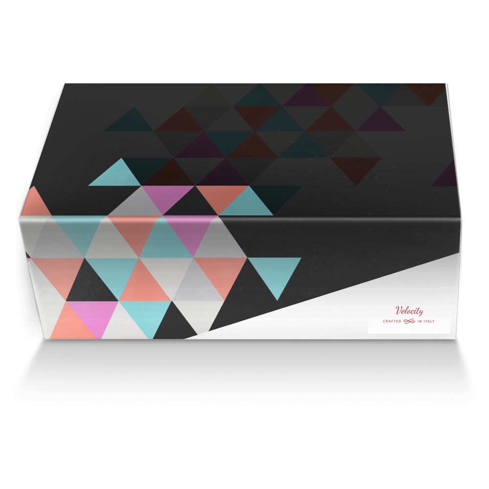 Velocity custom made shoe box Velocity artisan made in Italy shoes by Lance O'Neil