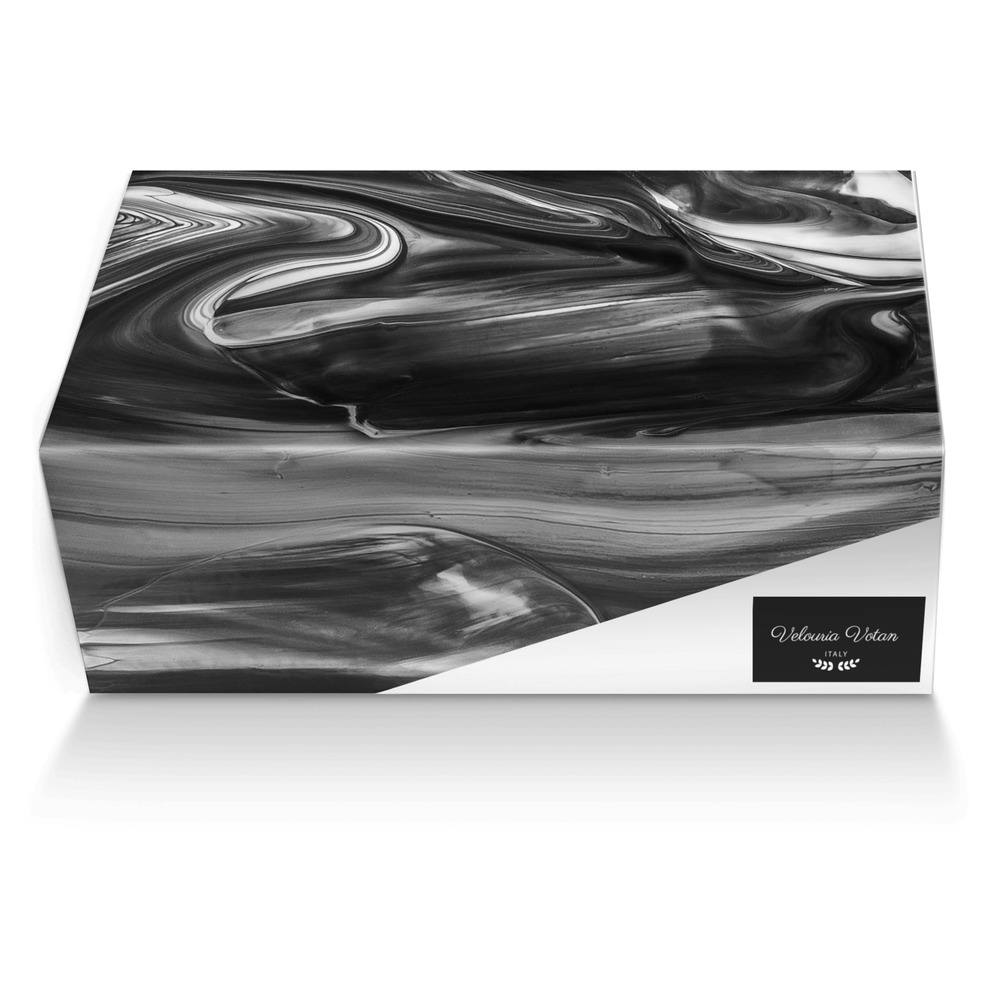 Velouria Votan custom made shoe box Velouria Votan artisan made in Italy shoes by Latina Davis