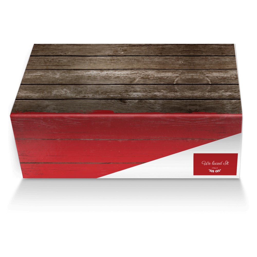 We laced It custom made shoe box We laced It artisan made in Italy shoes by Javon