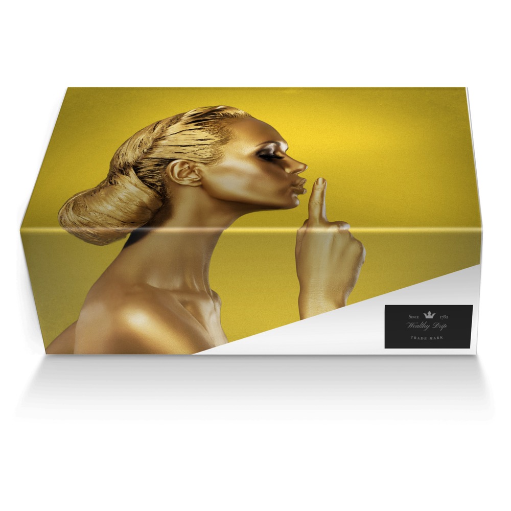 Wealthy Drip custom made shoe box Wealthy Drip artisan made in Italy shoes by Shaun Dl Davis