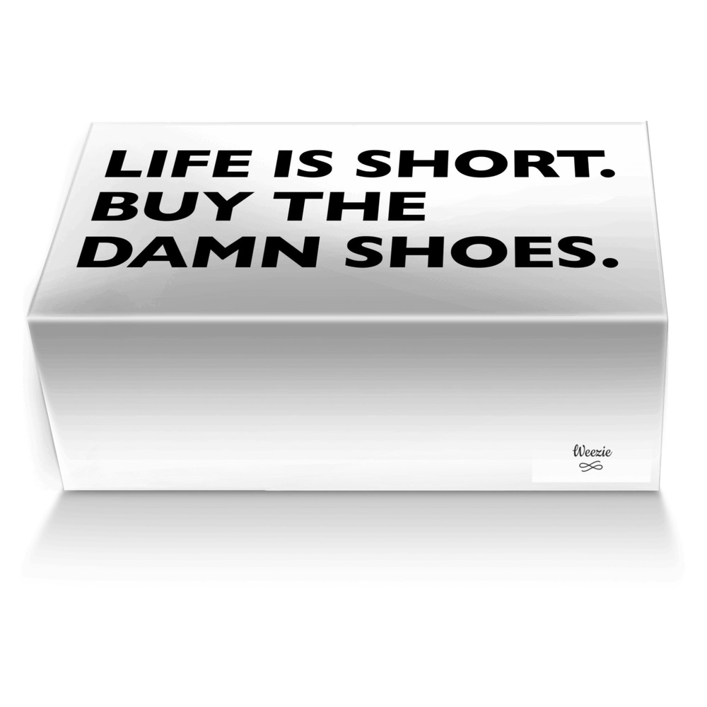 Weezie custom made shoe box Weezie artisan made in Italy shoes by Rikii Gipson
