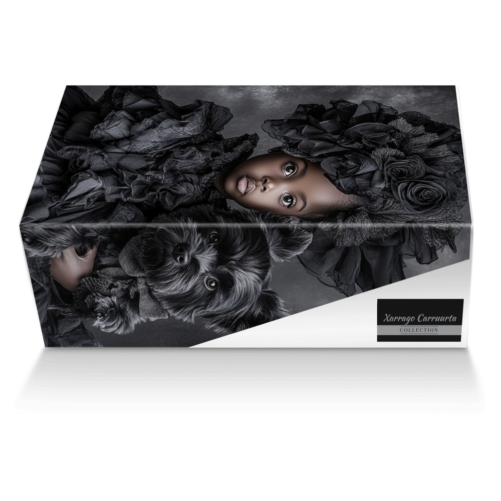 Xarrago Carruurta custom made shoe box Xarrago Carruurta artisan made in Italy shoes by Selena A Razo Bell