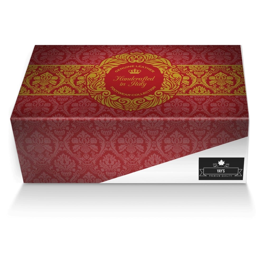 Yay's custom made shoe box Yay's artisan made in Italy shoes by Shawn Thompson