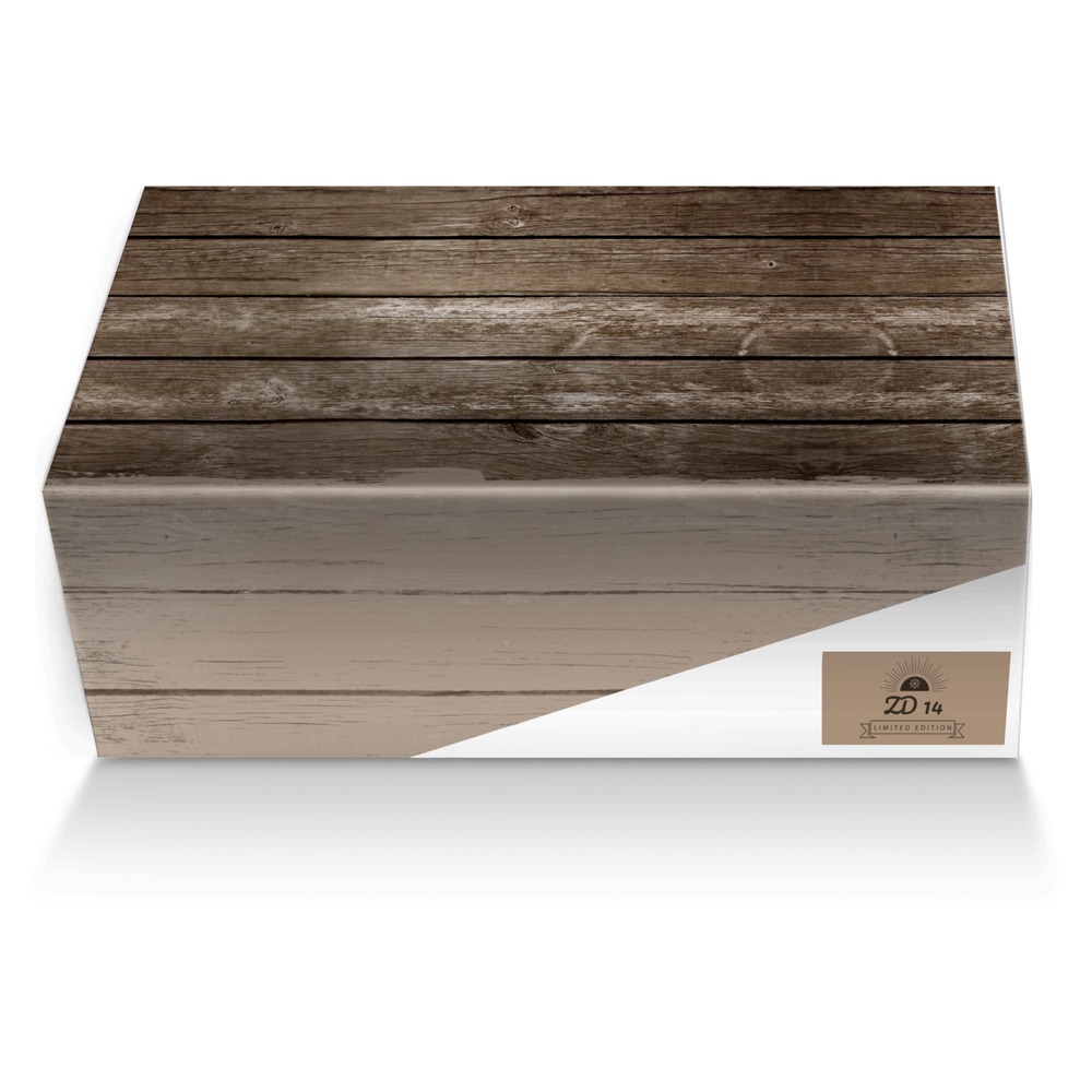ZD 14 custom made shoe box ZD 14 artisan made in Italy shoes by Zane Debbagh