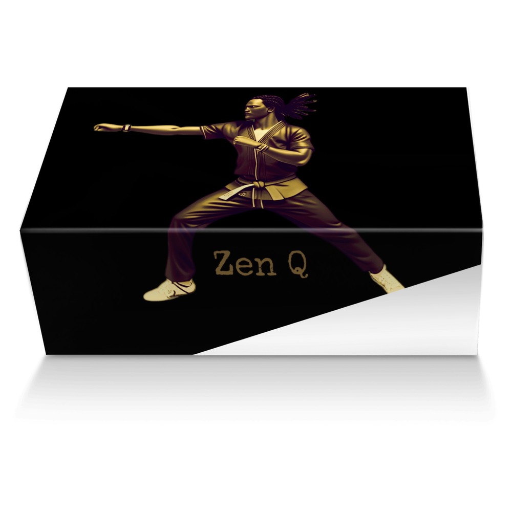 Zen Q Gold 1s custom made shoe box Zen Q Gold 1s artisan made in Italy shoes by Deante Steele